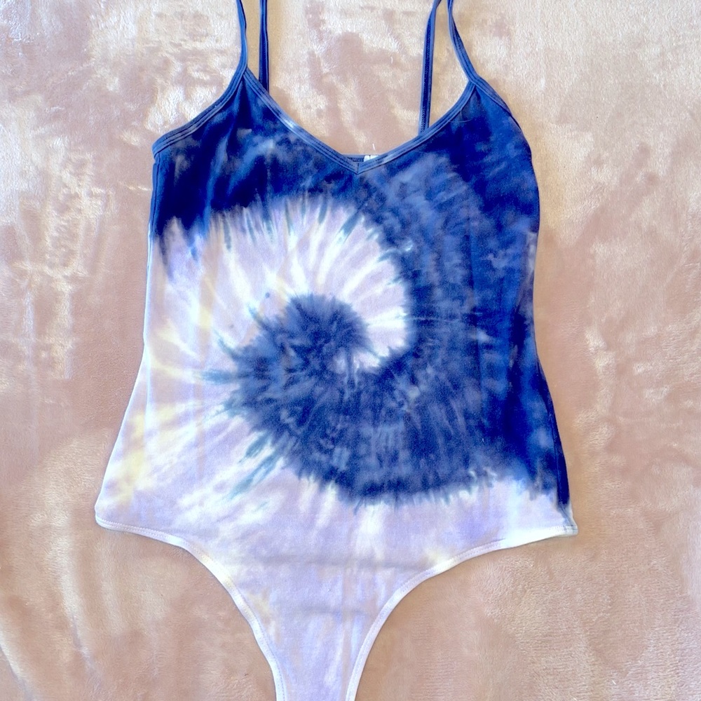 Tie dye body suit